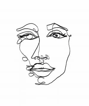 Mar-lines video drawing in one line with Procreate