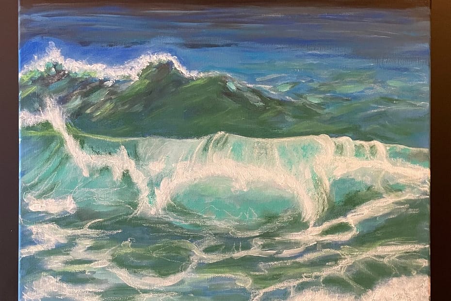 Golven in de zee